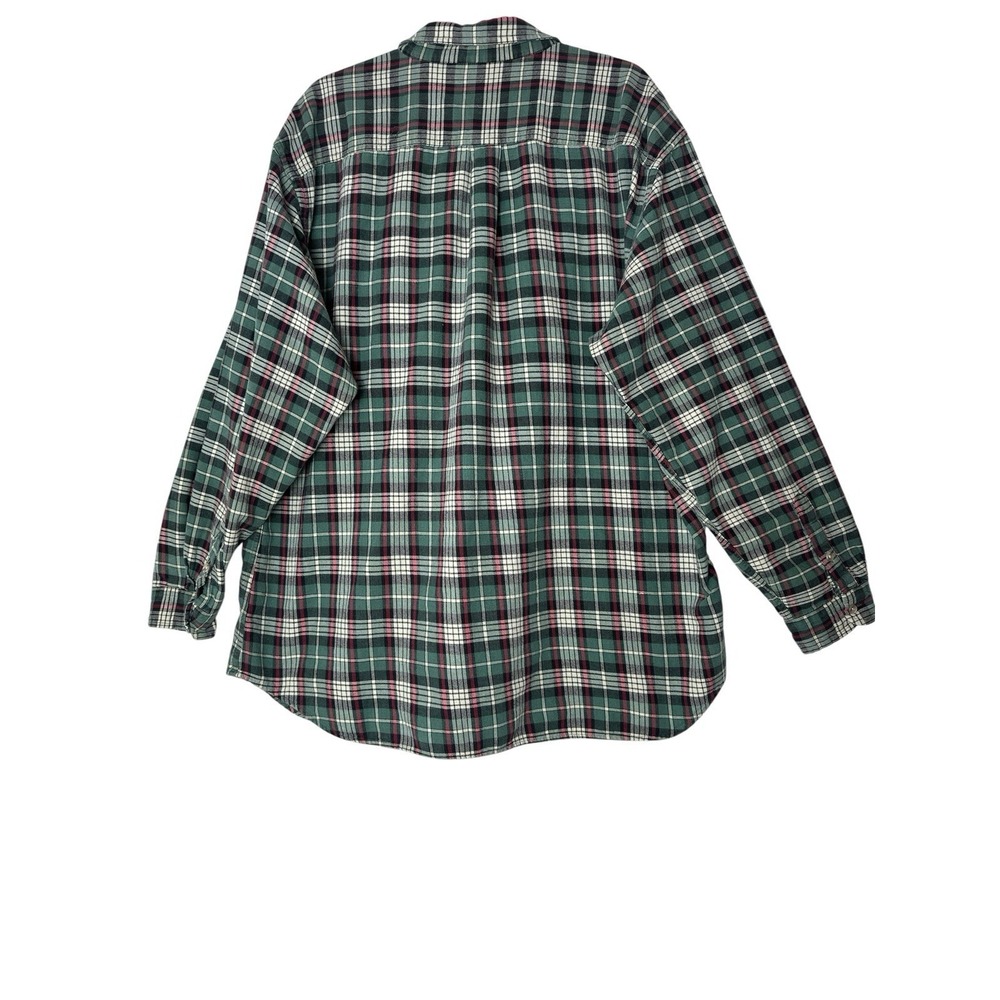 Woolrich Flannel Shirt Men's 2X Plaid Long Sleeve Button Down Pocket Outdoor - Picture 2 of 8